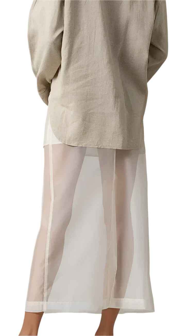The Origami Sheer Mini Skirt – A T I K