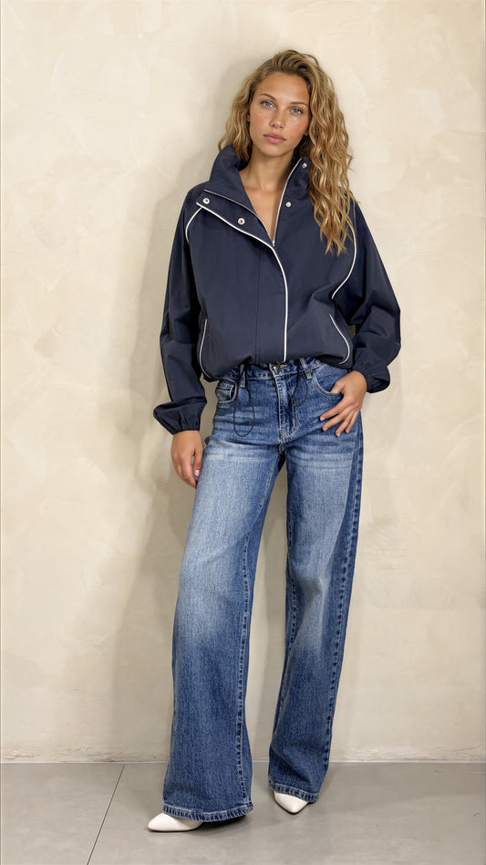 High Neck Track Jacket