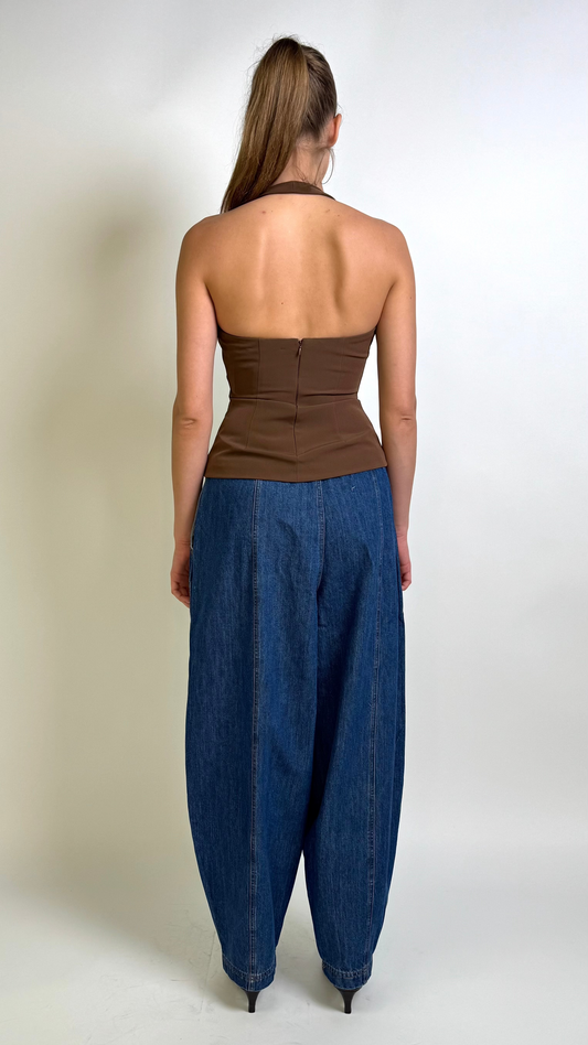 Drawstring Barrel Pant