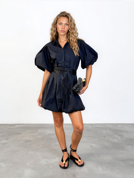 The Bubble Shirt Dress