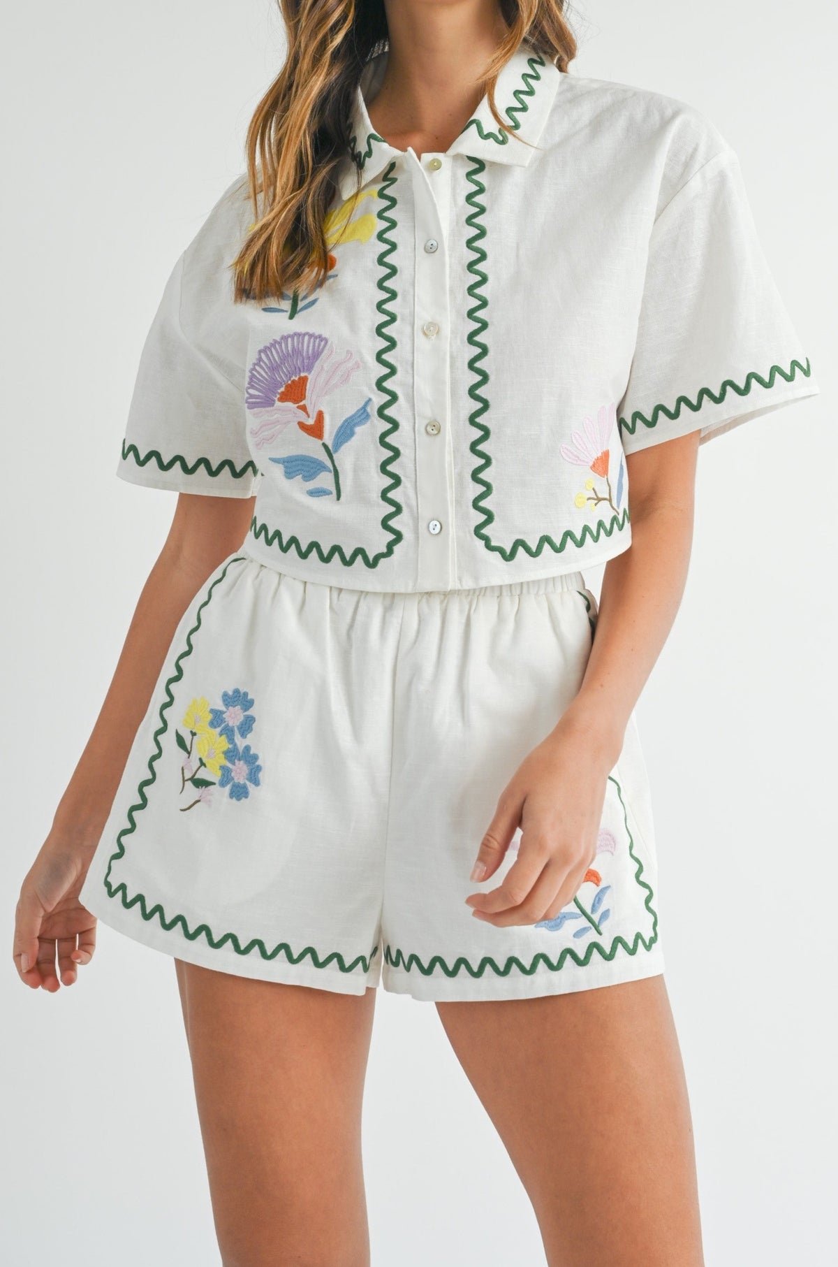 Caroline Embroidered Shirt