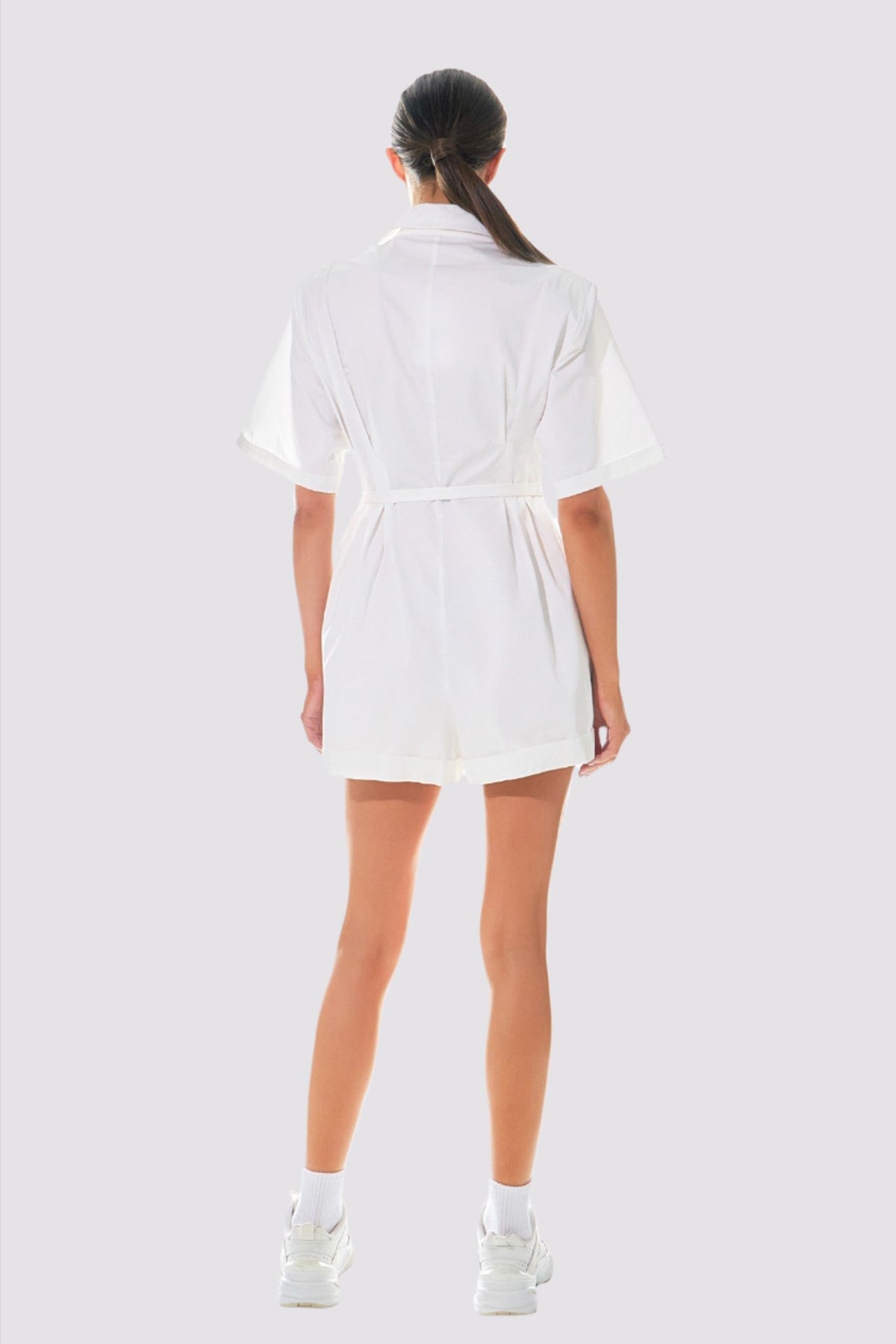 Rowen Padded Shoulder Romper