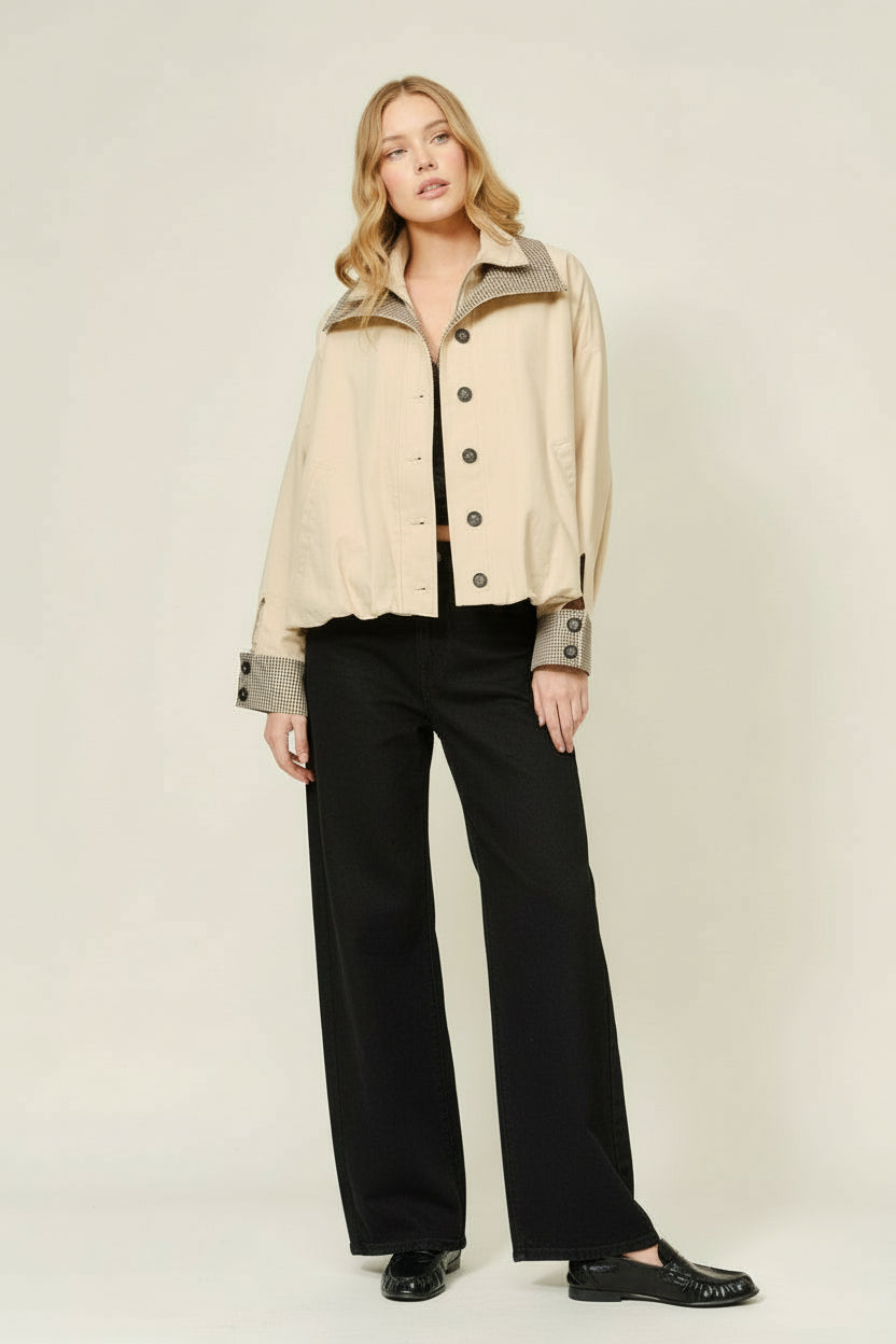 Track Button Down Jacket
