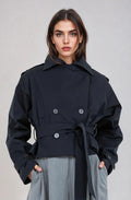 Cropped Trench Jacket