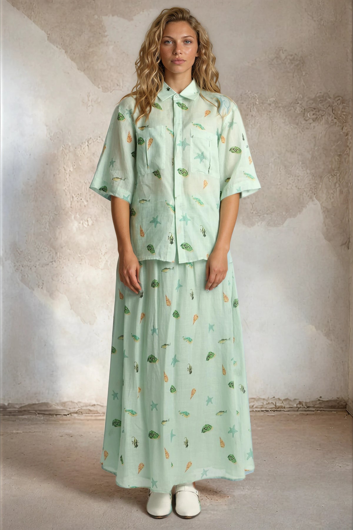 The Rise Linen Skirt