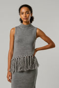 Fringe Knit Top