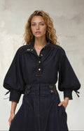 H/n Denim Blouse