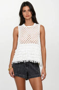 Fringe Knit Tank