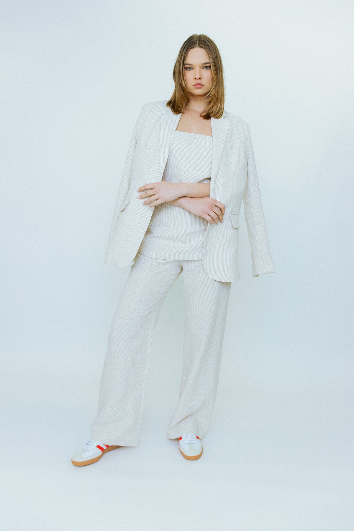 Mariam Linen Corset Top