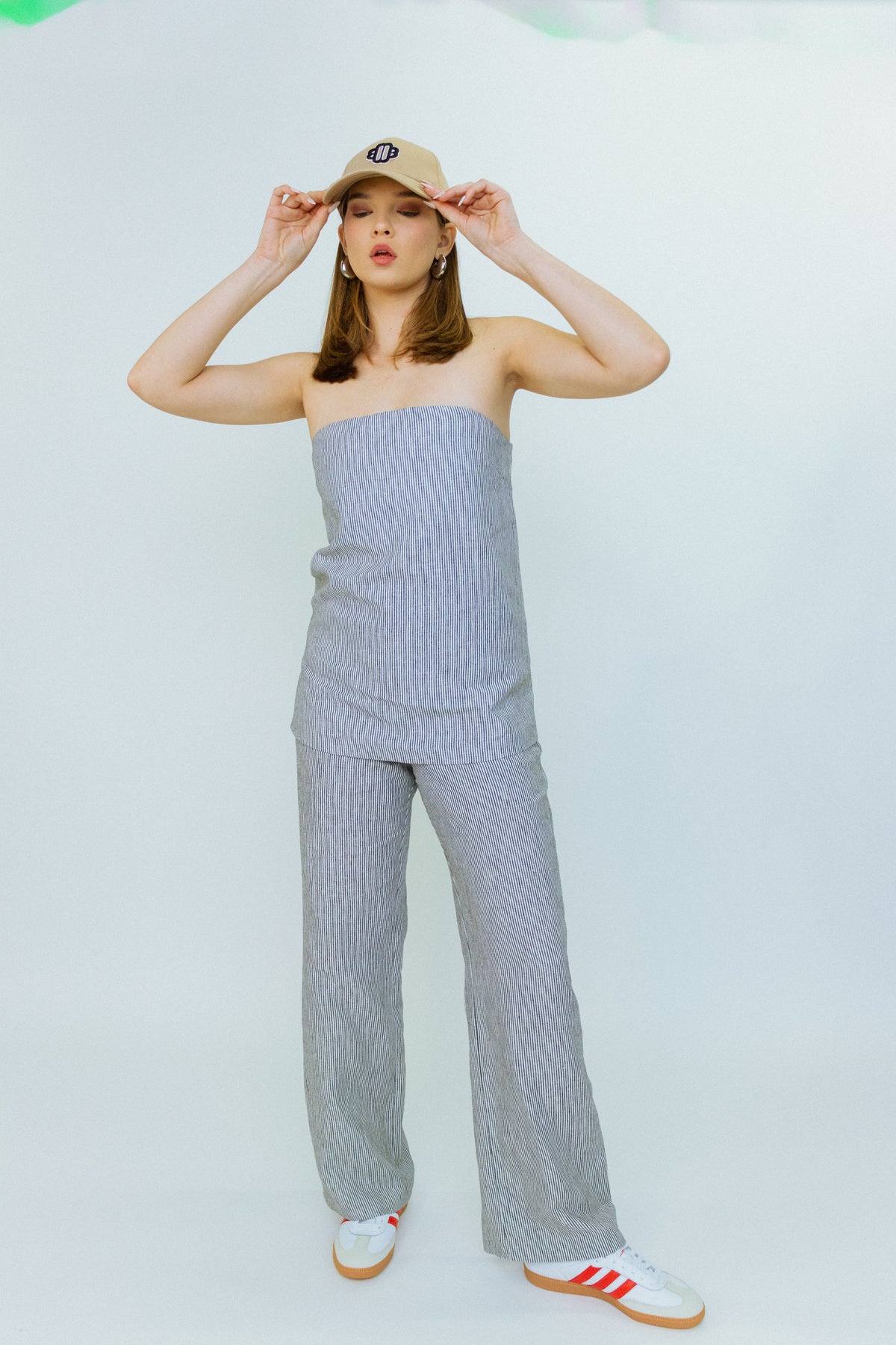 Mariam Linen Corset Top