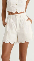 Embroidered Shorts