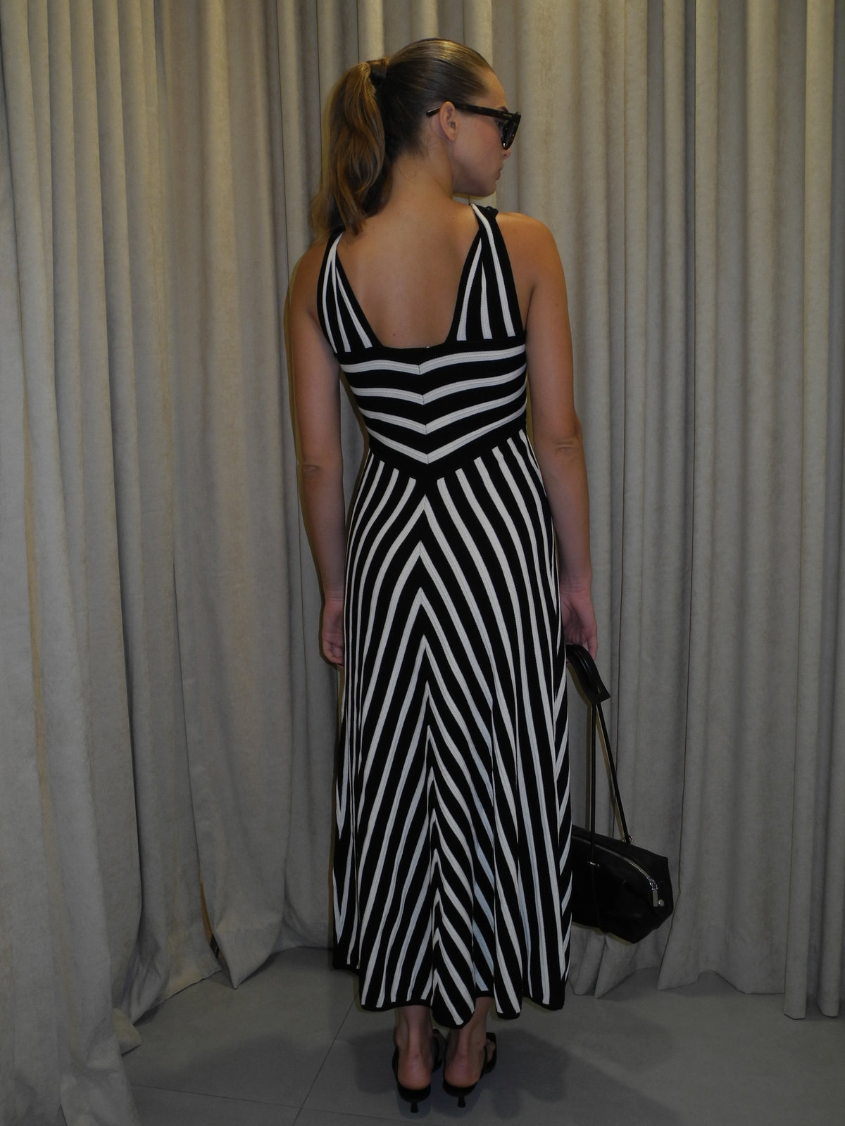 The Chevron Knit Maxi Dress
