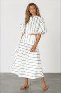 Stripe Maxi Skirt
