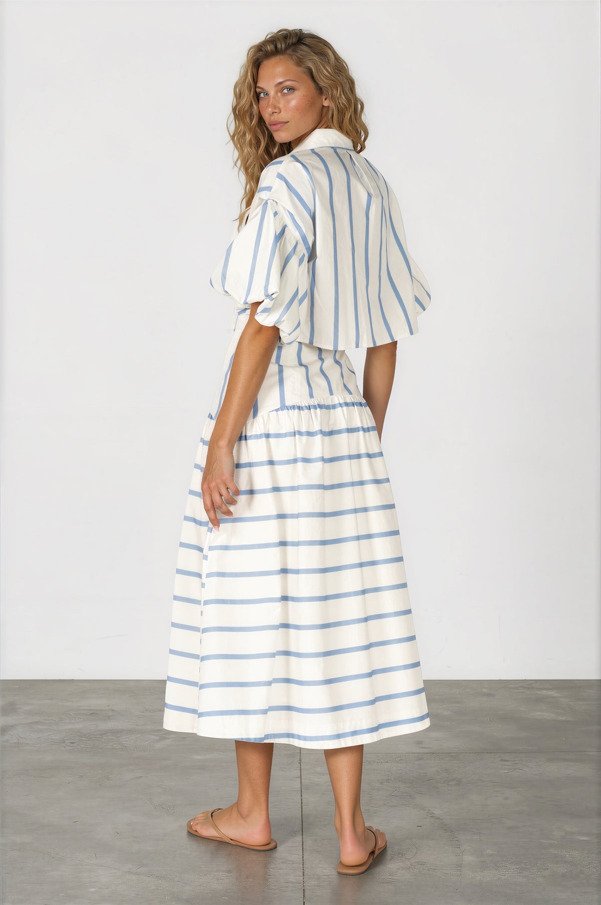Stripe Maxi Skirt