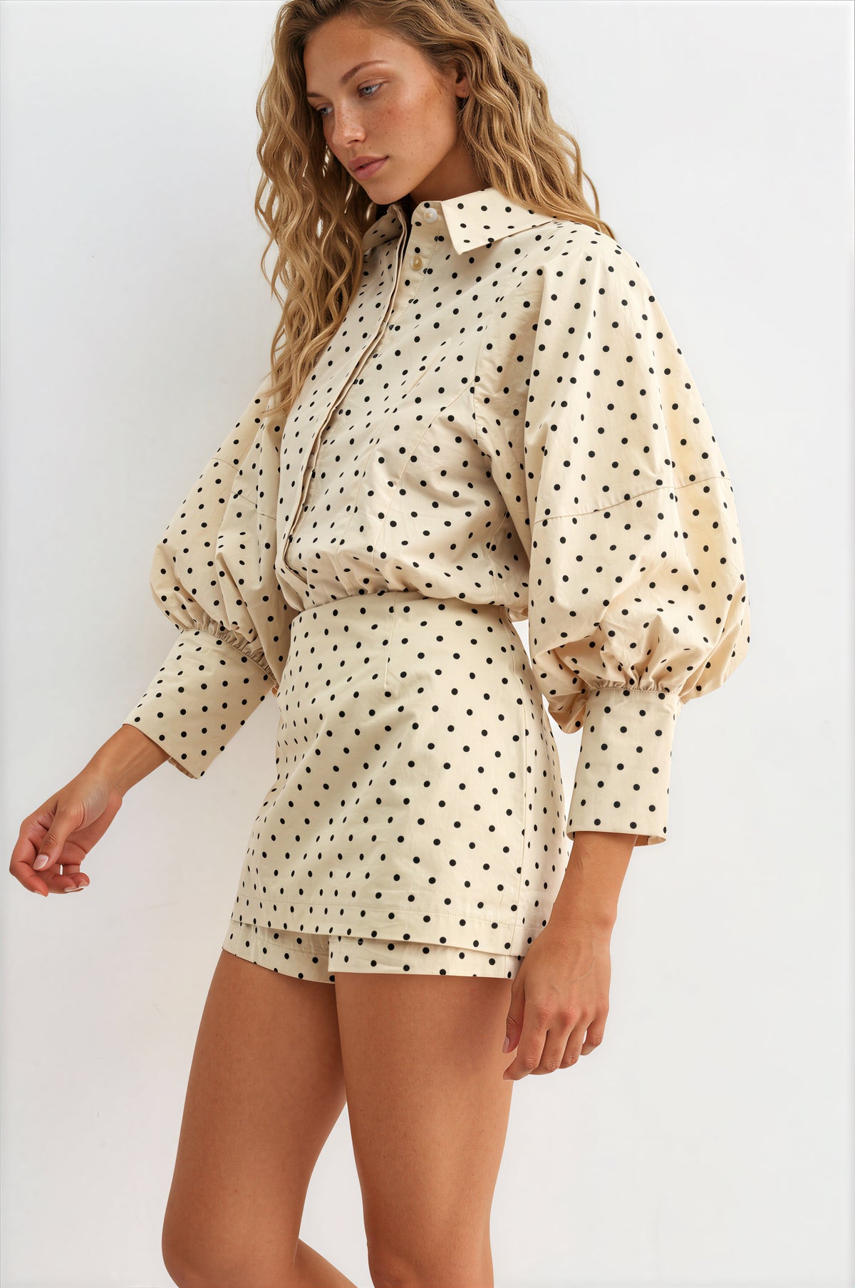 The Mavi Polka Dot Skort