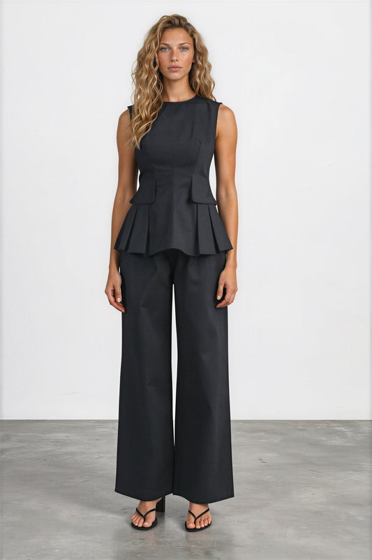 Peplum Pant Set