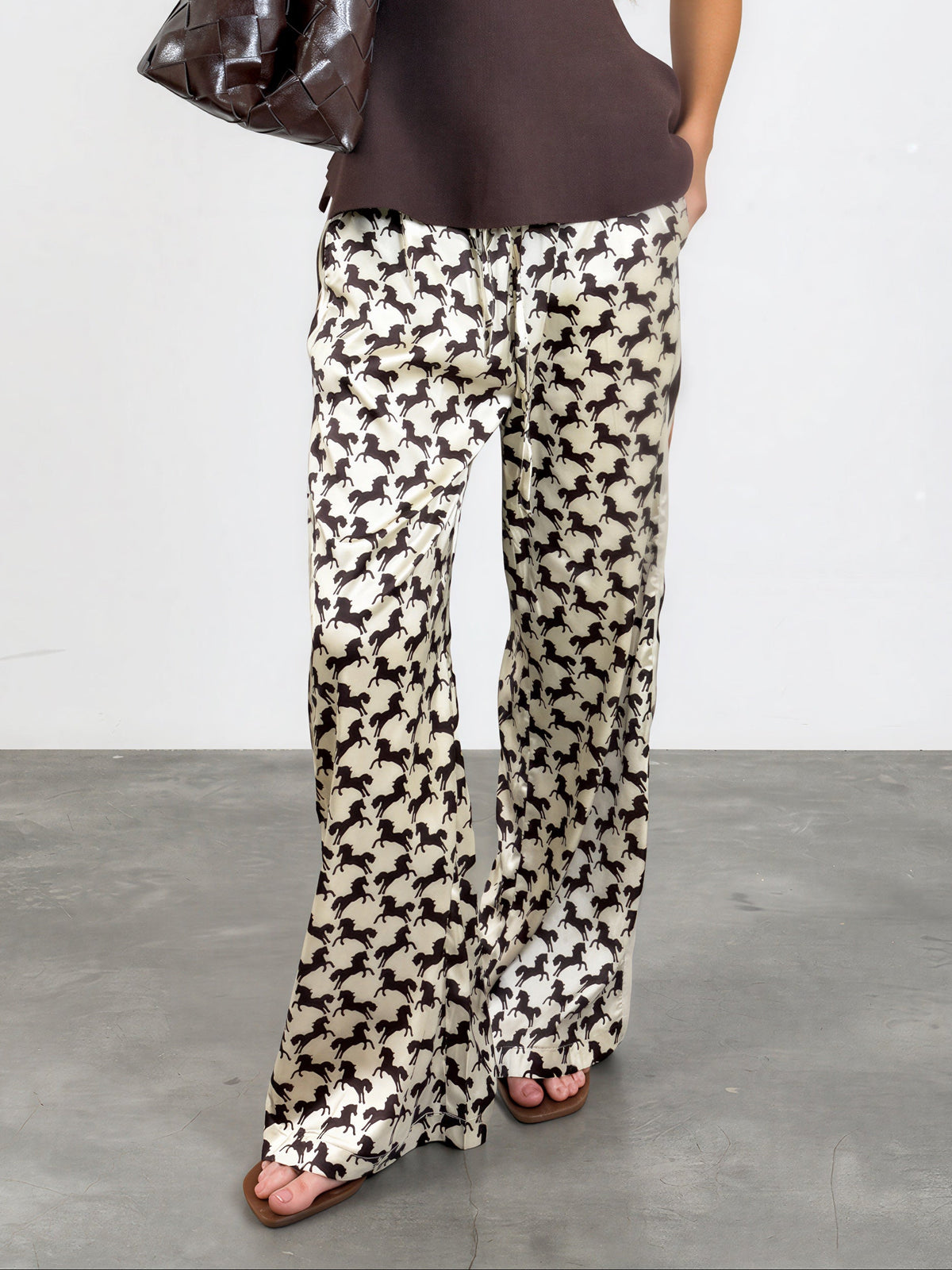 Satin Track Pant