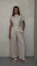 The Heather Linen Pant