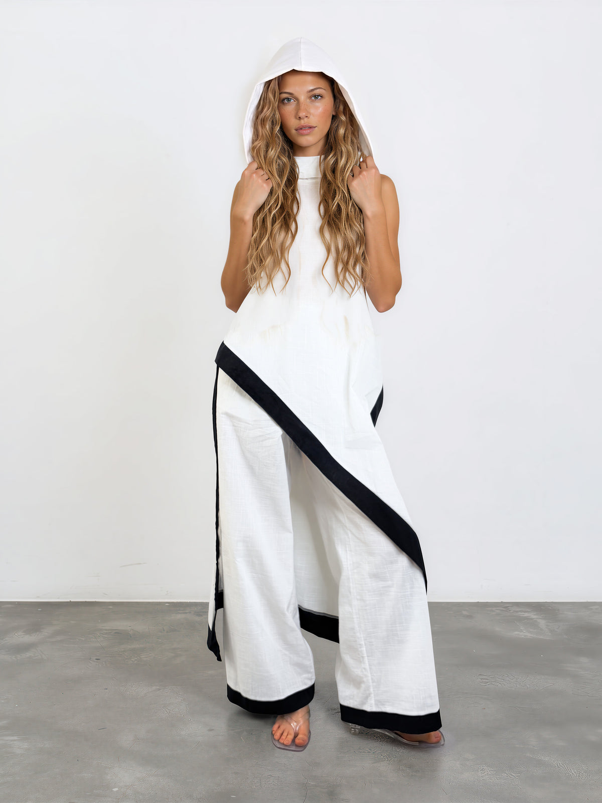 Linen Tunic Pant Set