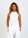 Tie Back Poplin Shirt
