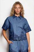 Denim Emb Shirt