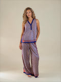 Drawstring Wide Leg Pant