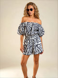 Bubble Sleeves Playsuit