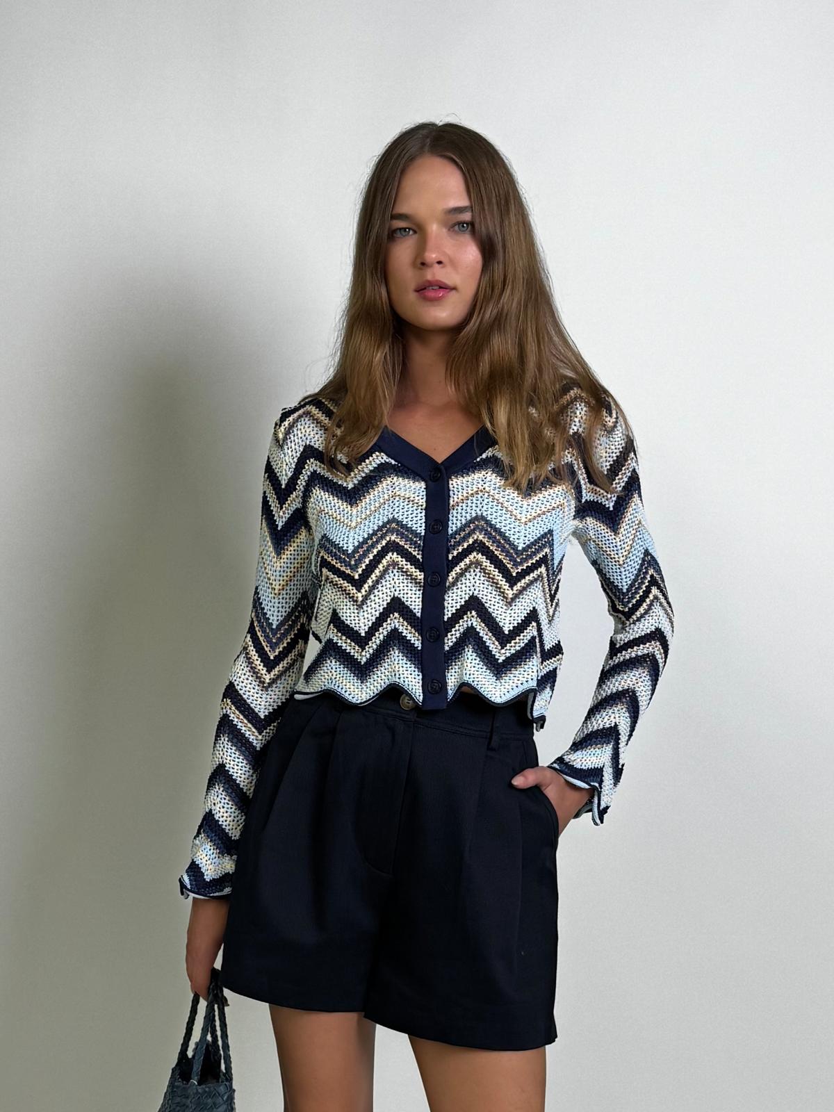 Chevron Cardi