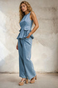 Peplum Pant Set