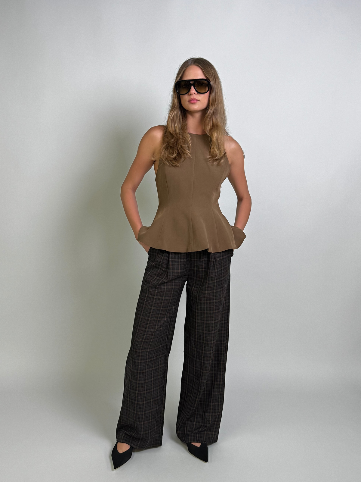 Peplum Halter