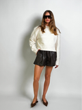 Soft Faux Leather Short