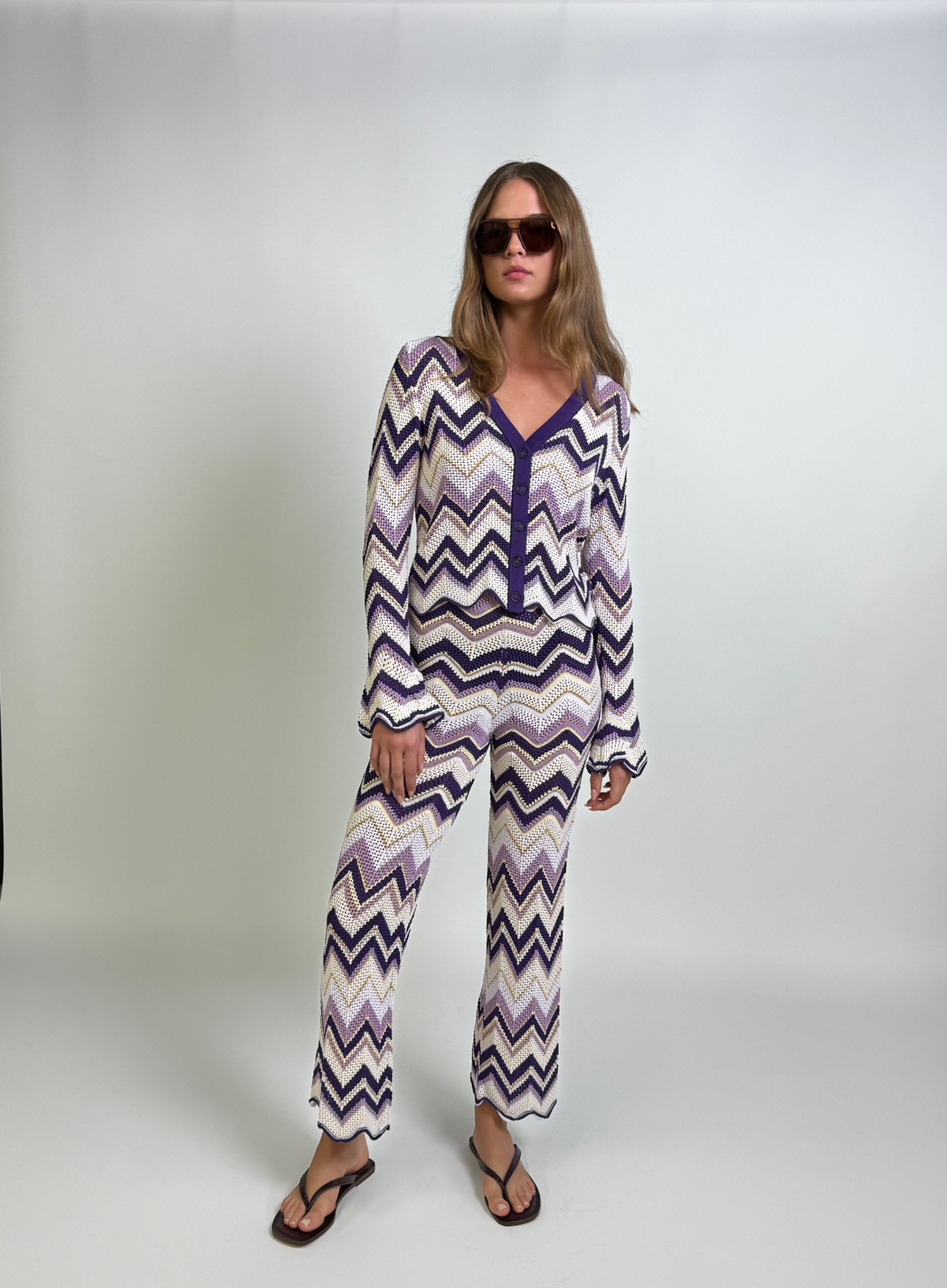 Chevron Cardi