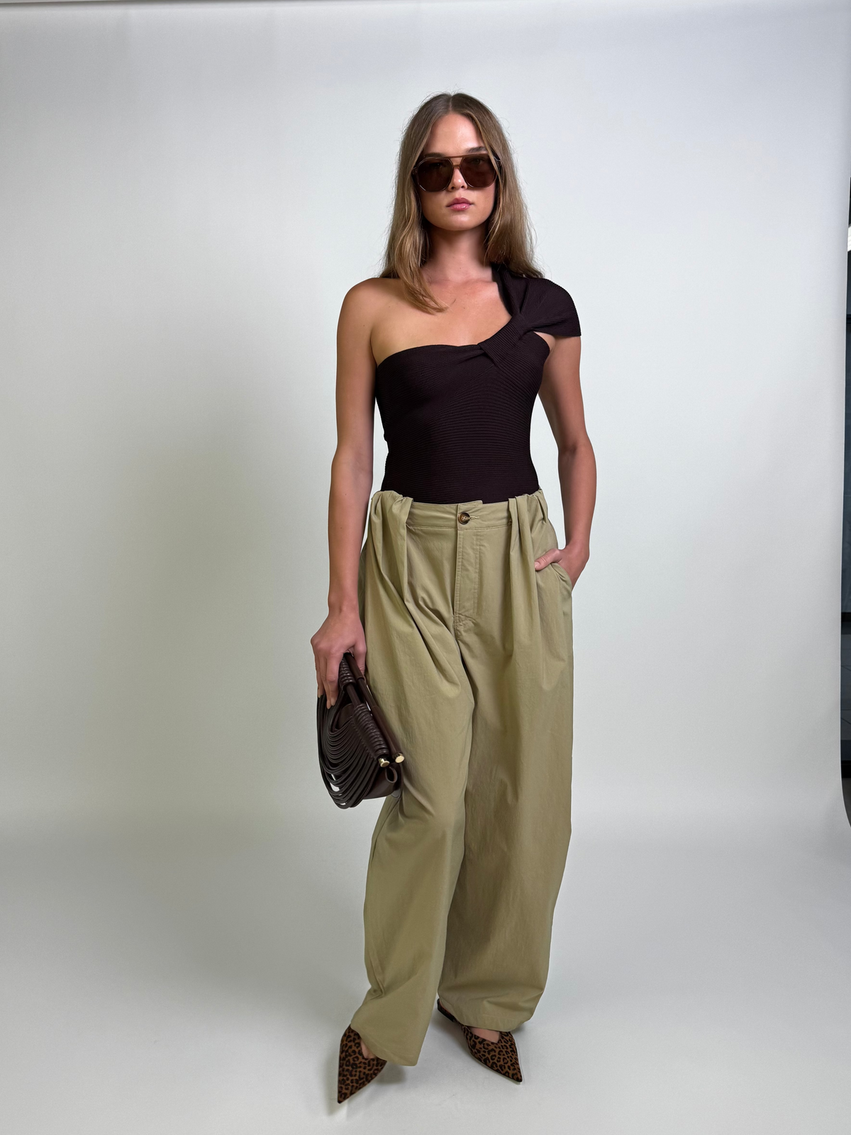 Bow One Shoulder Top