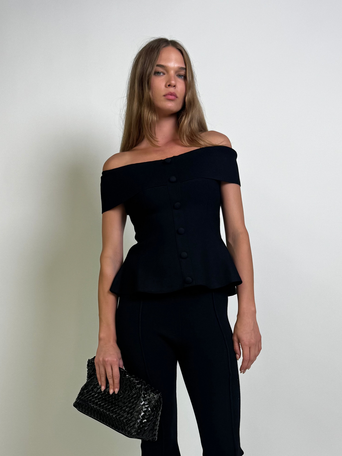 Knit Peplum Set