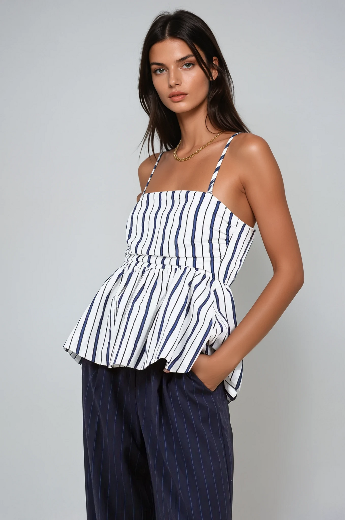 The Coco Peplum Top