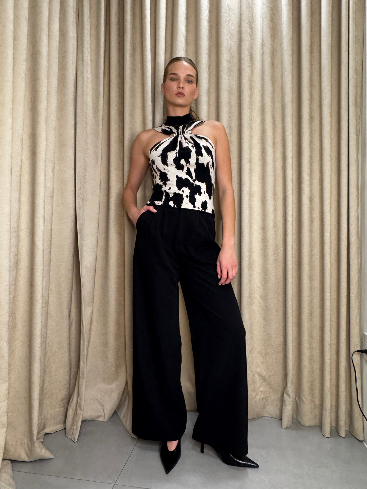 Pleated Trouser