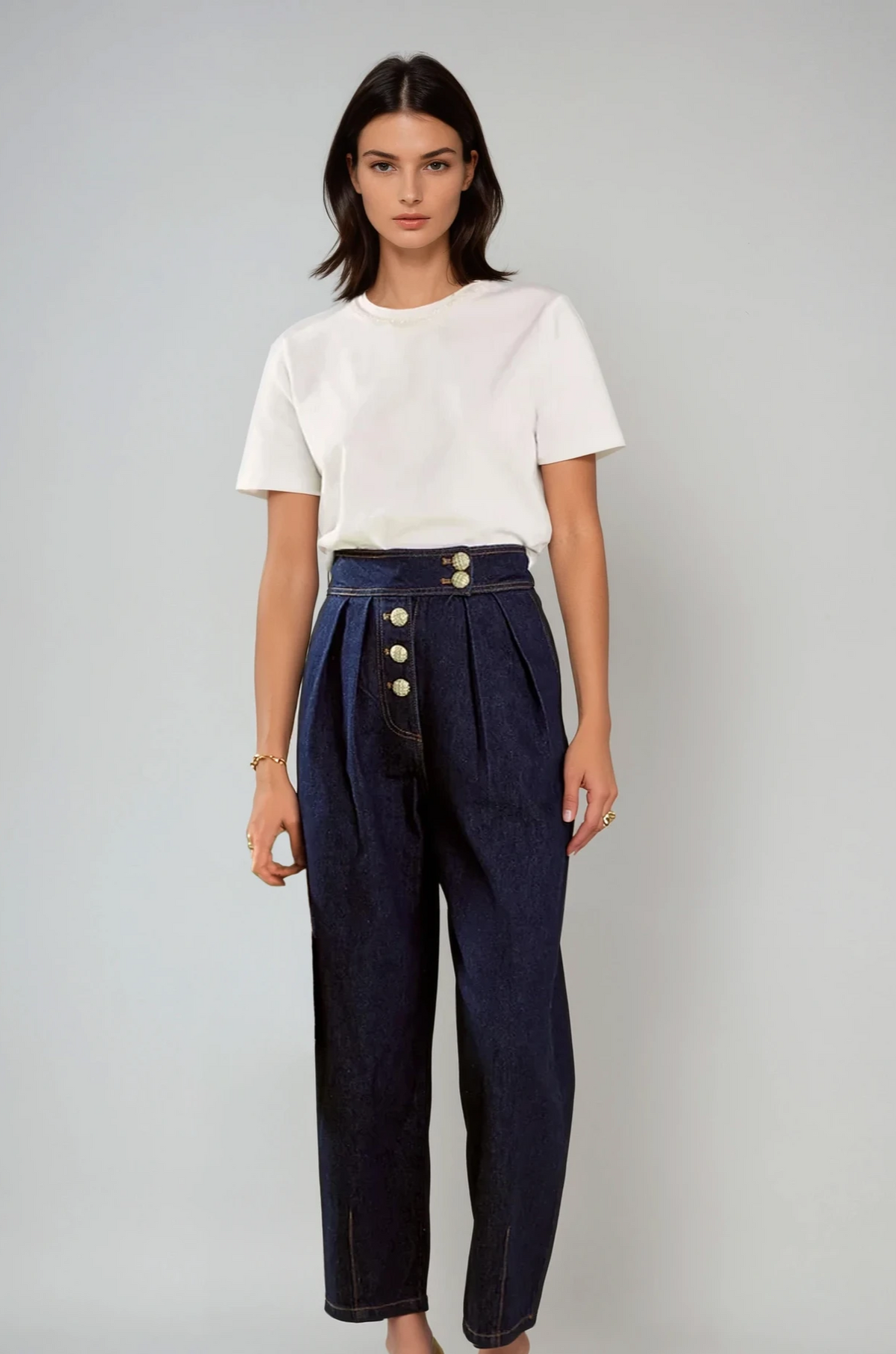 The Claire Denim Trouser