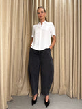 Soft  Denim Barrel Pant