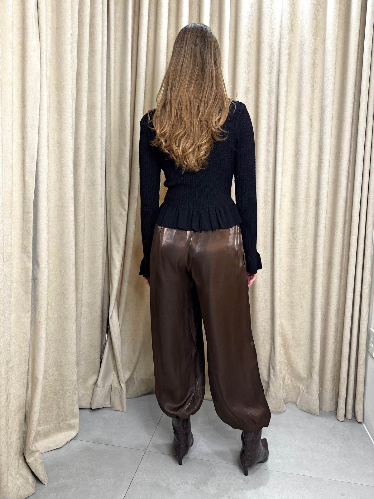 Metallic Balloon Pant