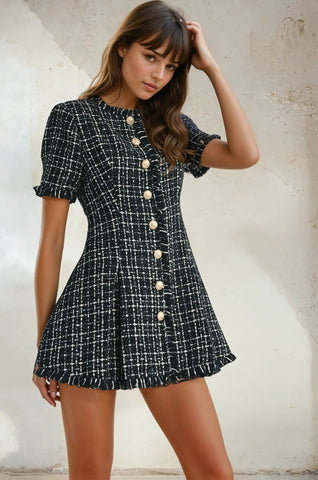 Fray Mini  Dress