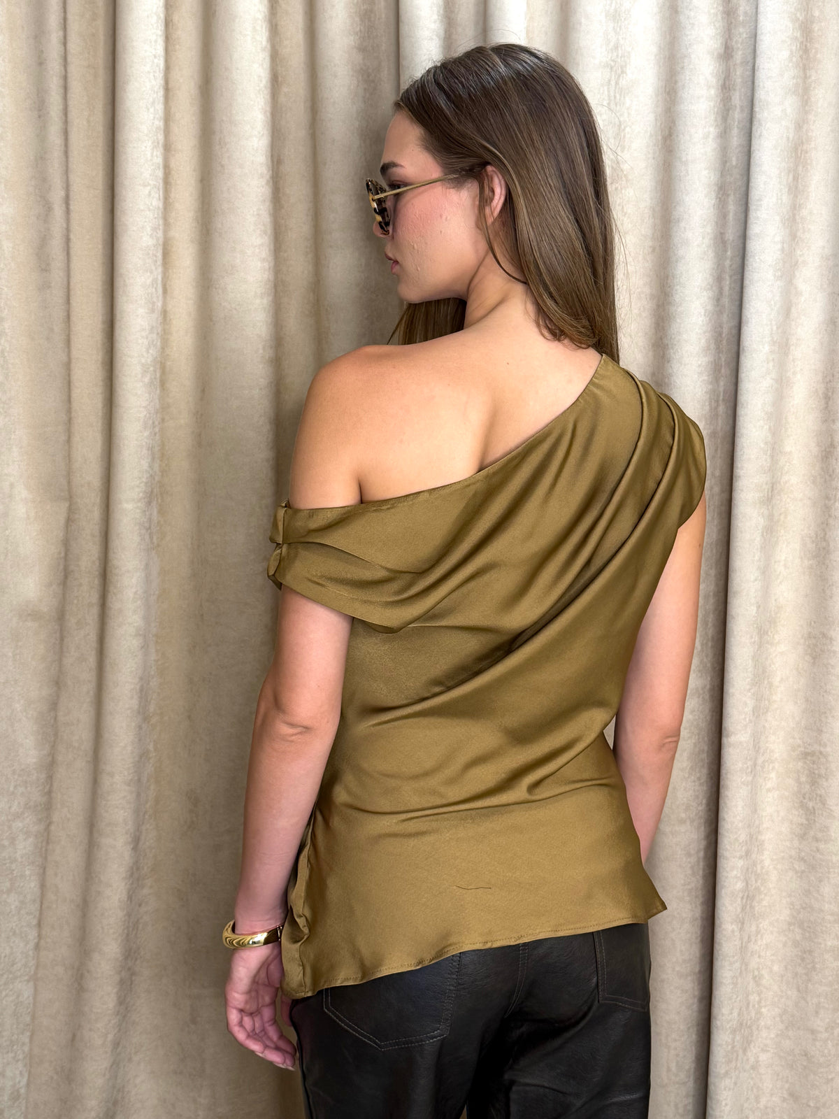 One Shoulder Asym Top