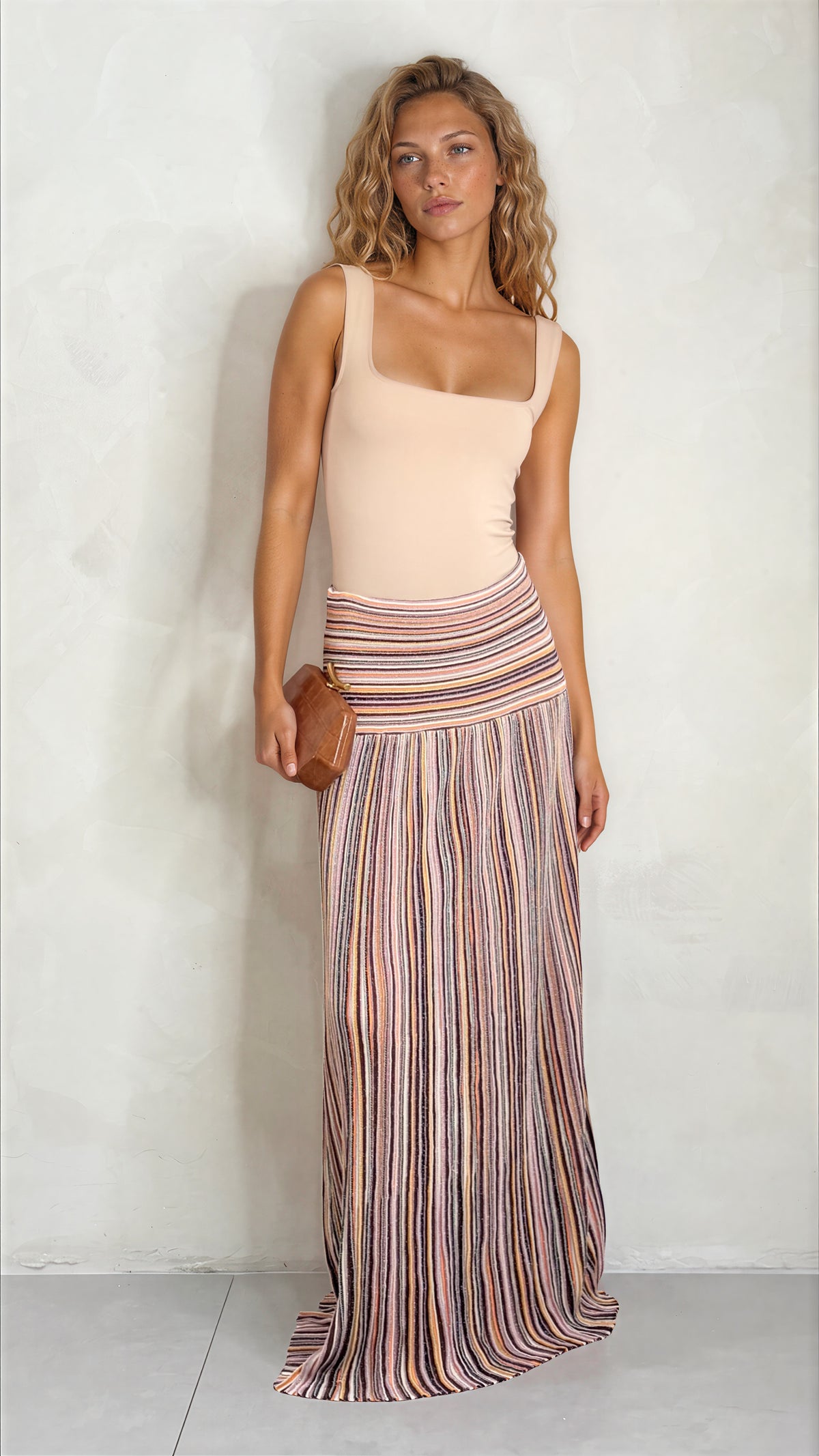 The Mizzie Stripe Skirt
