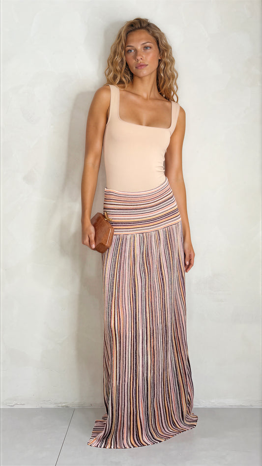 The Mizzie Stripe Skirt