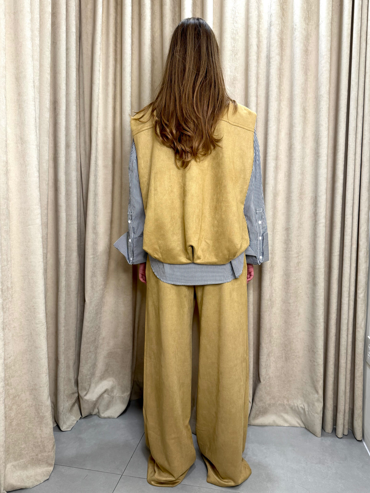Suede Zip Vest