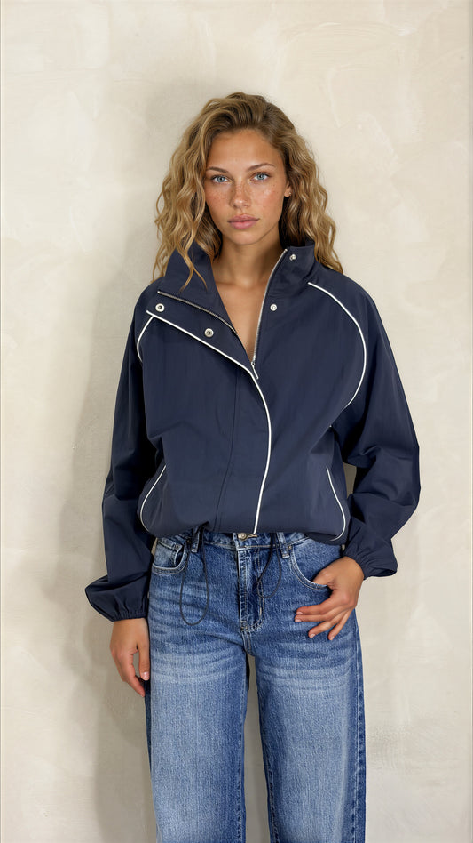 High Neck Track Jacket