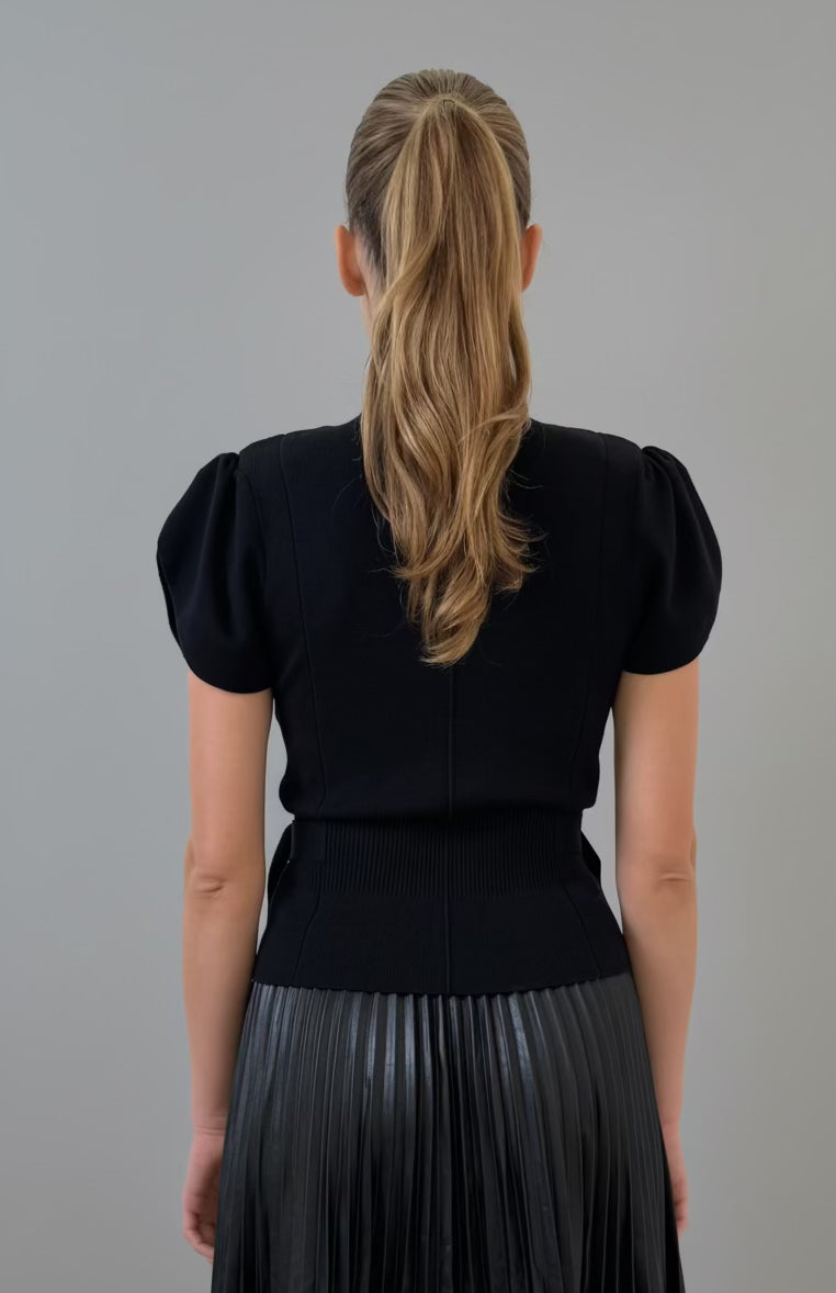Tulip Sleeve Sweater