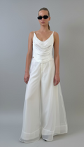 The Organza Wideleg Pant
