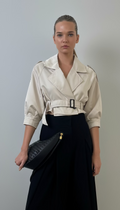 Cropped Trench Jacket