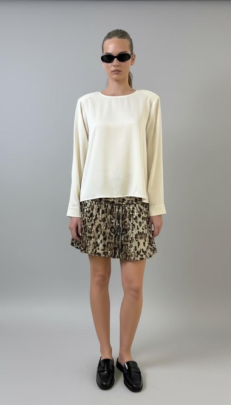Sequin Bubble Skirt