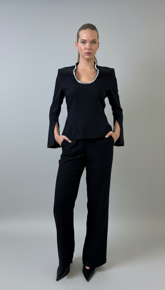 Emb Pant Set